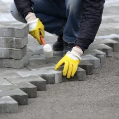 Укладка тротуарной плитки
